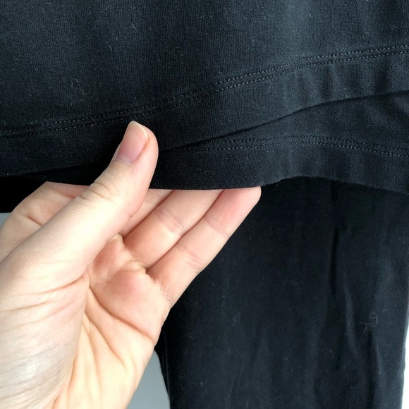 CABI 5510 Centered Skirted M'Leggings Modest Skirted Legging Black Stretch Comfy - Picture 3 of 8